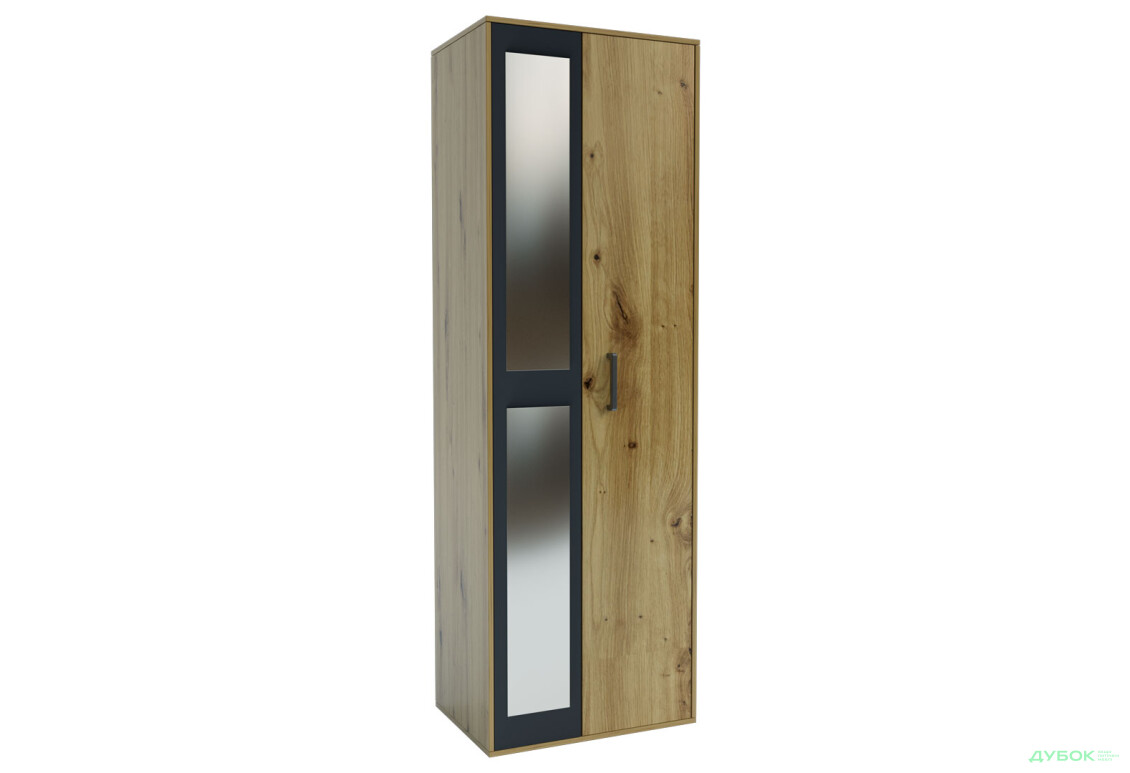 Шкаф Garant Вива / Viva 2-дверная 70 см, дуб артизан / антрацит