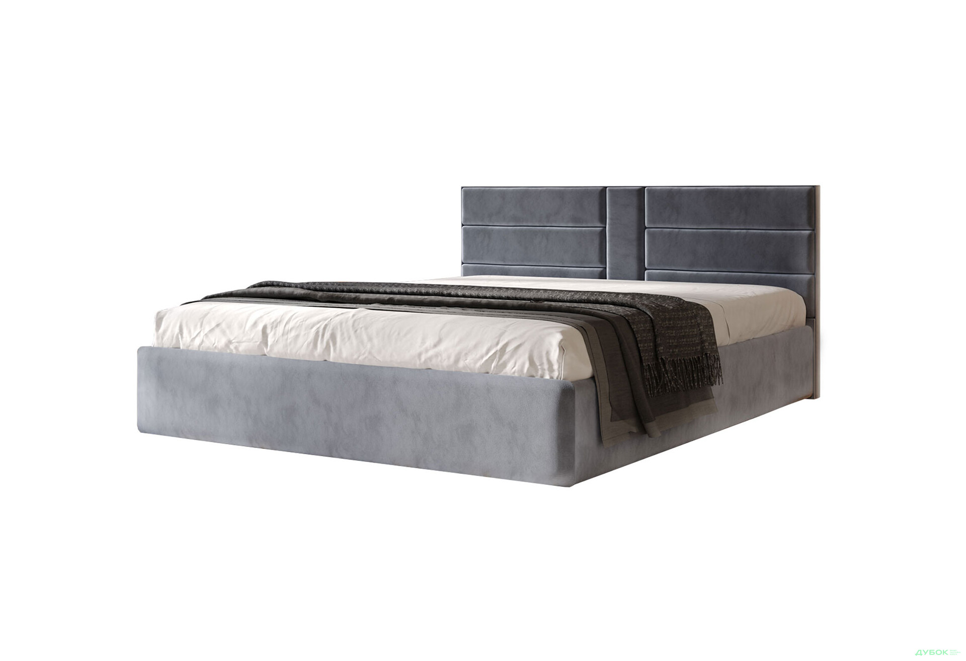 Изображение 1 - Кровать Арбор Древ Виктория 160х200, сосна, серый (Лагуна 44)