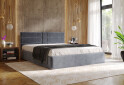 Фото 2 - Кровать Арбор Древ Виктория 180х200, сосна, подъемное, фанерный каркас, серый (Лагуна 43)
