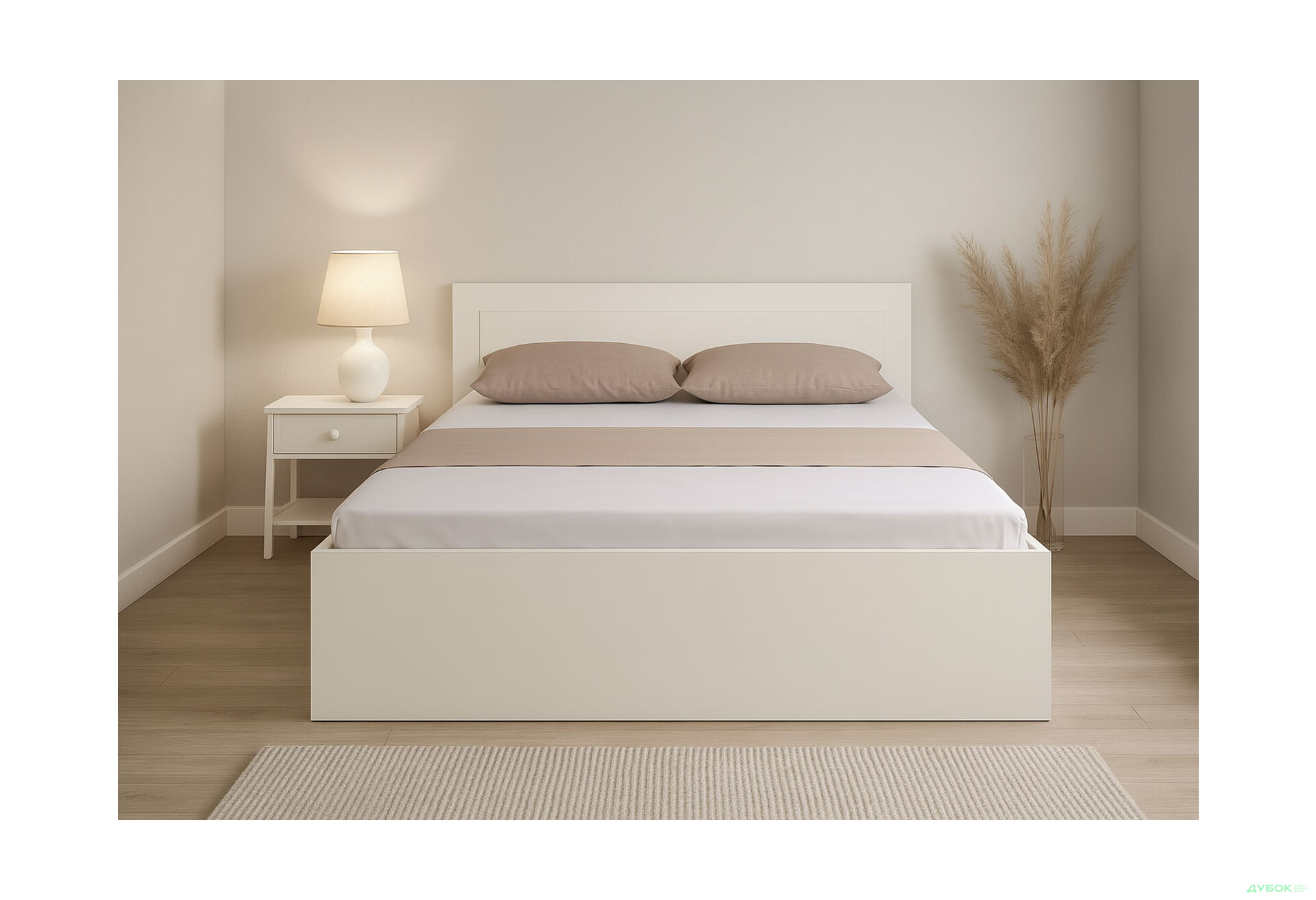 Изображение 2 - Кровать Garant Вива / Viva 160 см, нимфея альба