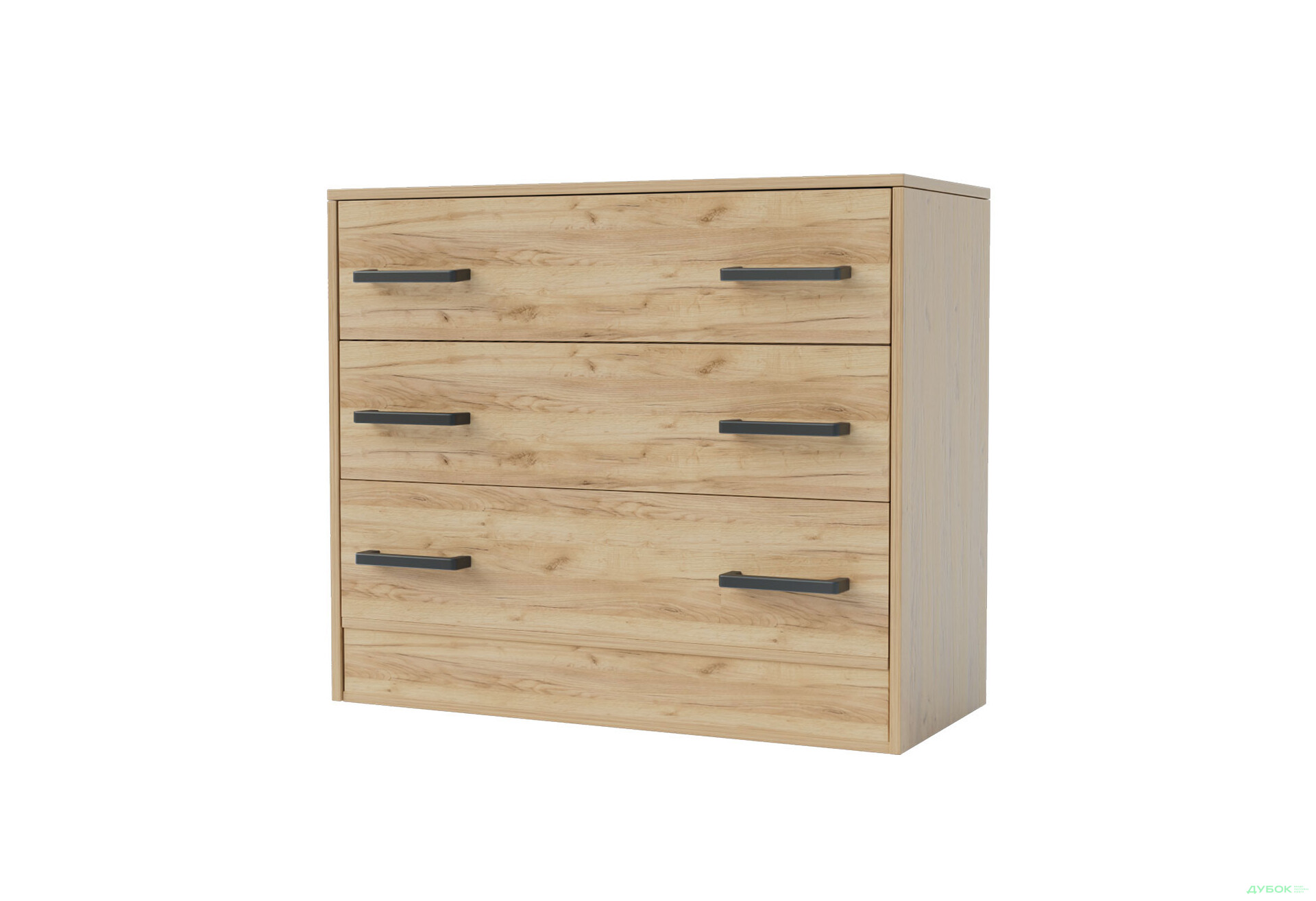 Изображение 1 - Комод Garant Вива / Viva с 3 ящиками 90 см, дуб крафт золотой