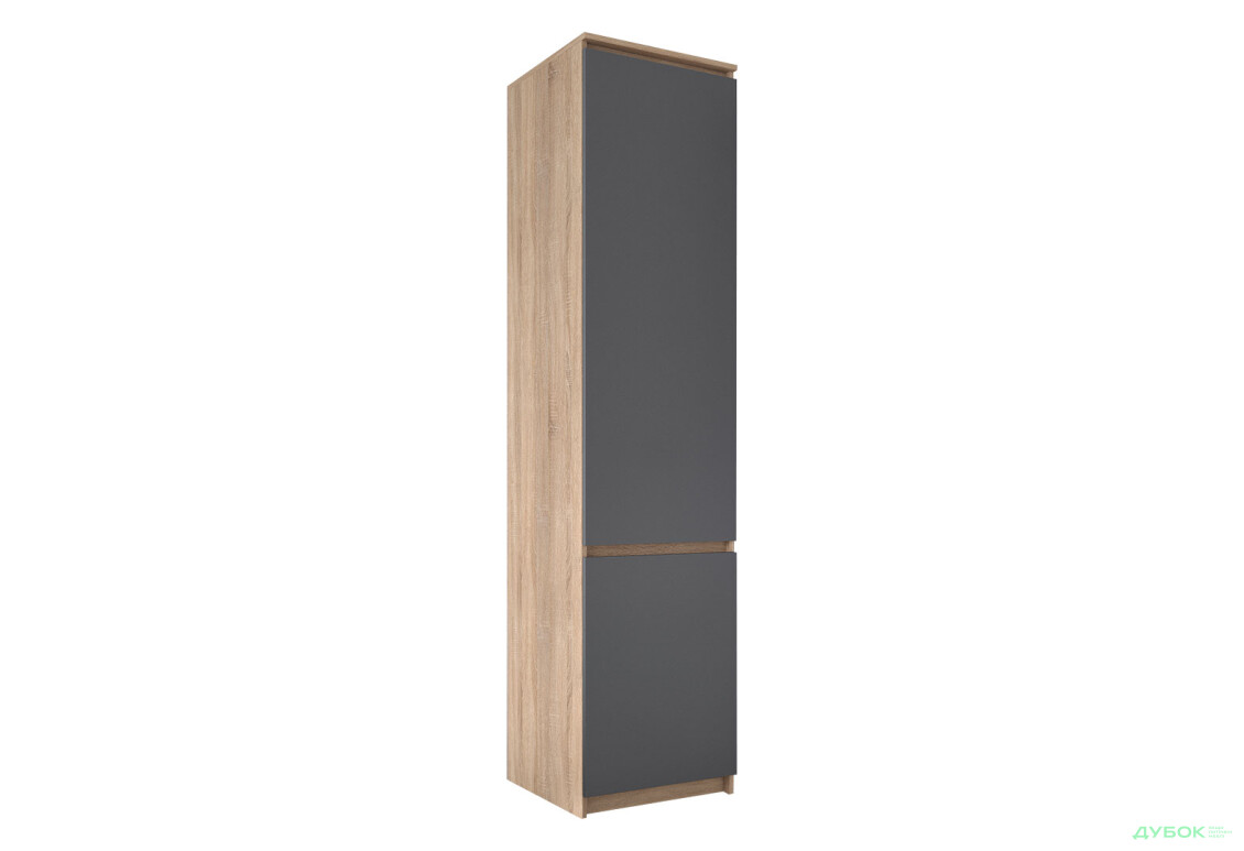 Зображення 2 - Шафа-пенал закритий Moreli T217 (полички) 50 см, дуб сонома / антрацит