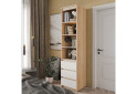 Шафа-стелаж комбінований Moreli T219 з шухлядами 50 см, дуб сонома / білий - Зображення 2 Зображення 2 - Шафа-стелаж комбінований Moreli T219 з шухлядами 50 см, дуб сонома / білий
