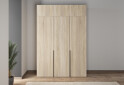 Шафа Moreli Ліберті (ST0027) 3-дверна з антресолею 180 см, дуб сонома - Зображення 5 Зображення 5 - Шафа Moreli Ліберті (ST0027) 3-дверна з антресолею 180 см, дуб сонома