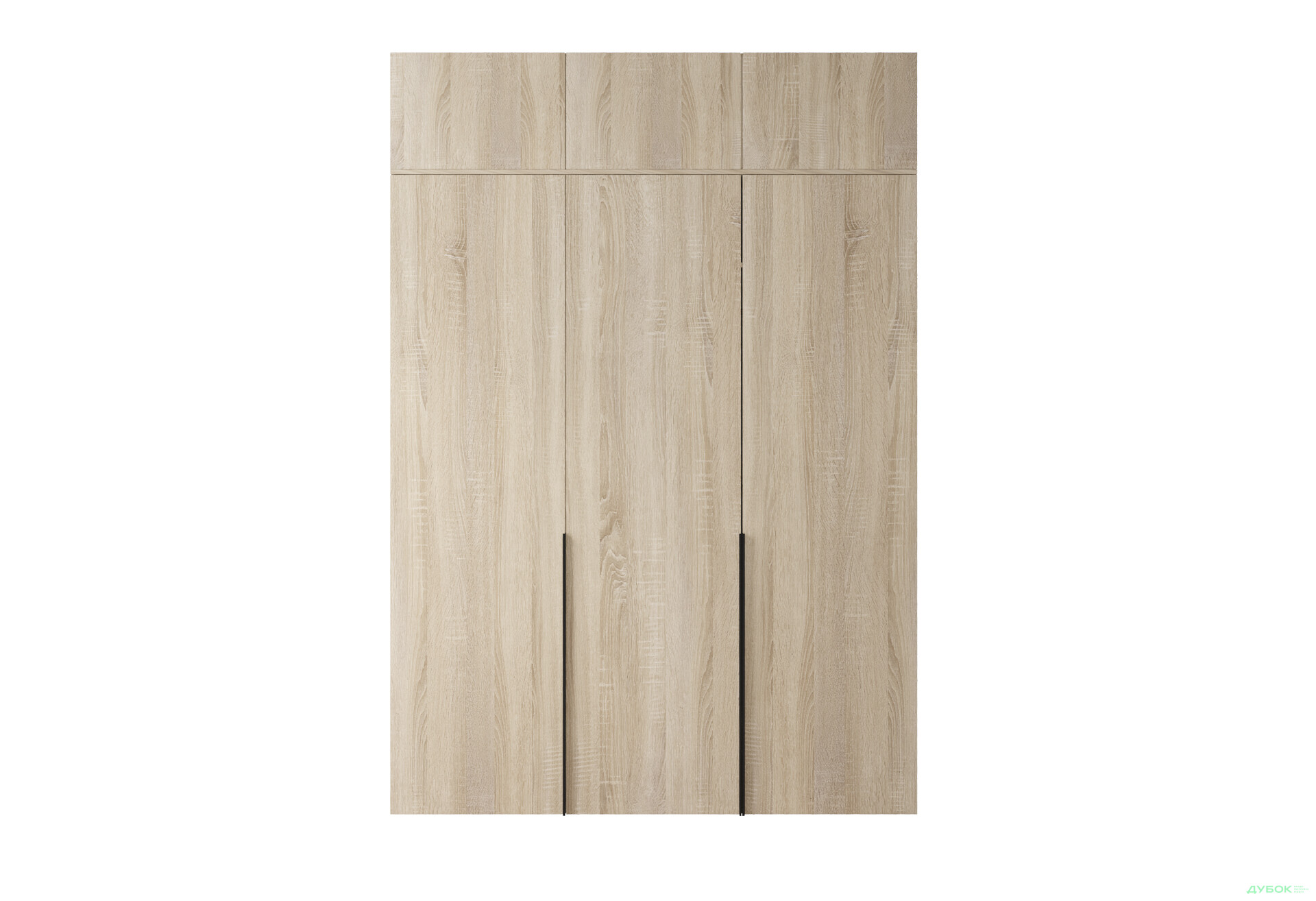 Шафа Moreli Ліберті (ST0027) 3-дверна з антресолею 180 см, дуб сонома - Зображення 3 Зображення 3 - Шафа Moreli Ліберті (ST0027) 3-дверна з антресолею 180 см, дуб сонома