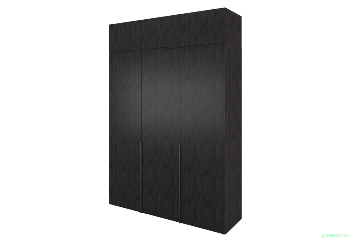 Шафа Moreli Ліберті (ST0027) 3-дверна з антресолею 180 см, венге магія - Зображення 1 Зображення 1 - Шафа Moreli Ліберті (ST0027) 3-дверна з антресолею 180 см, венге магія