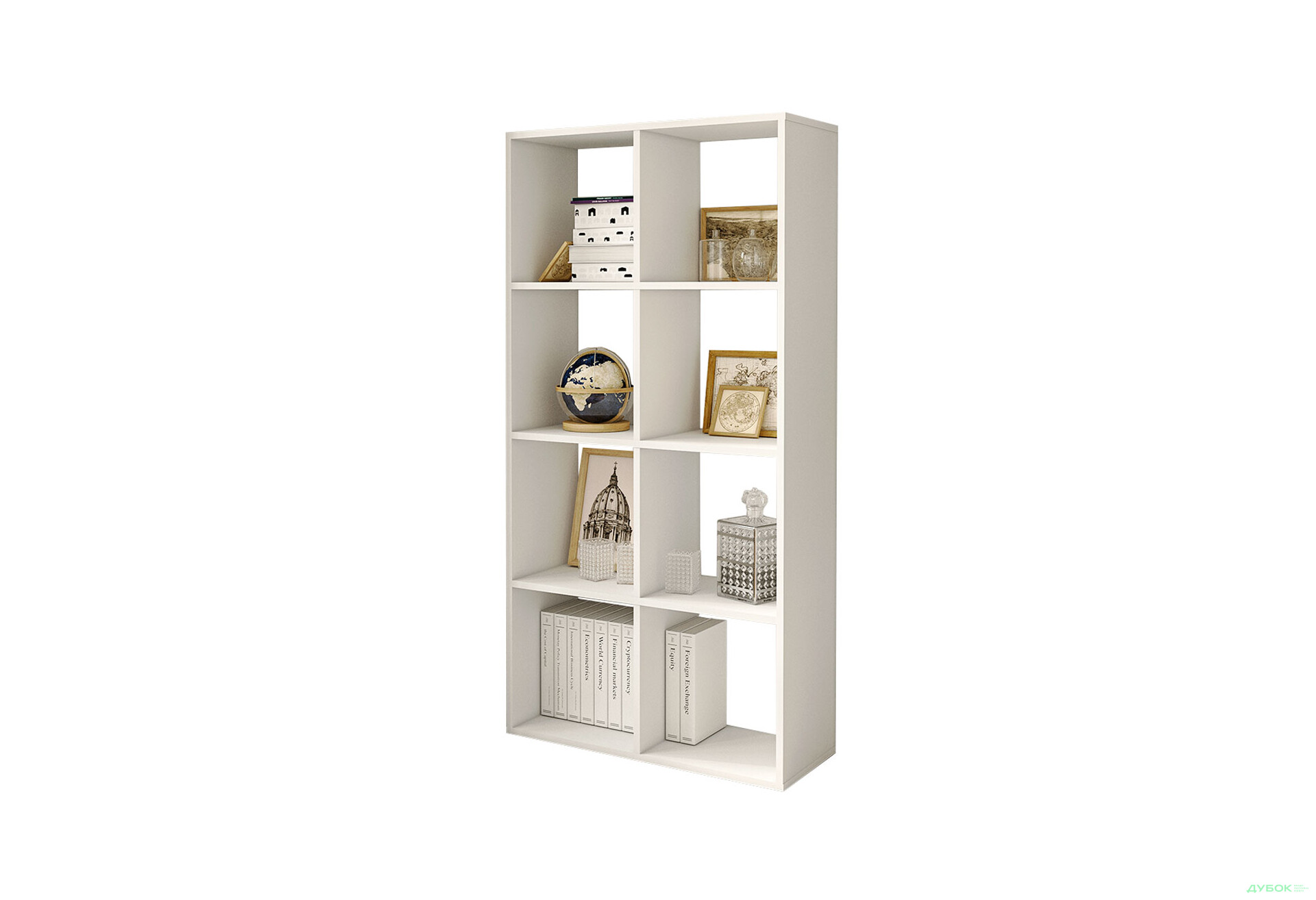 Стелаж на 8 комірок Moreli GT10 72 см, білий - Зображення 1 Зображення 1 - Стелаж на 8 комірок Moreli GT10 72 см, білий