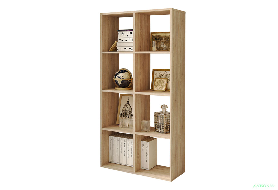 Стеллаж на 8 ячеек Moreli GT10 72 см, дуб сонома