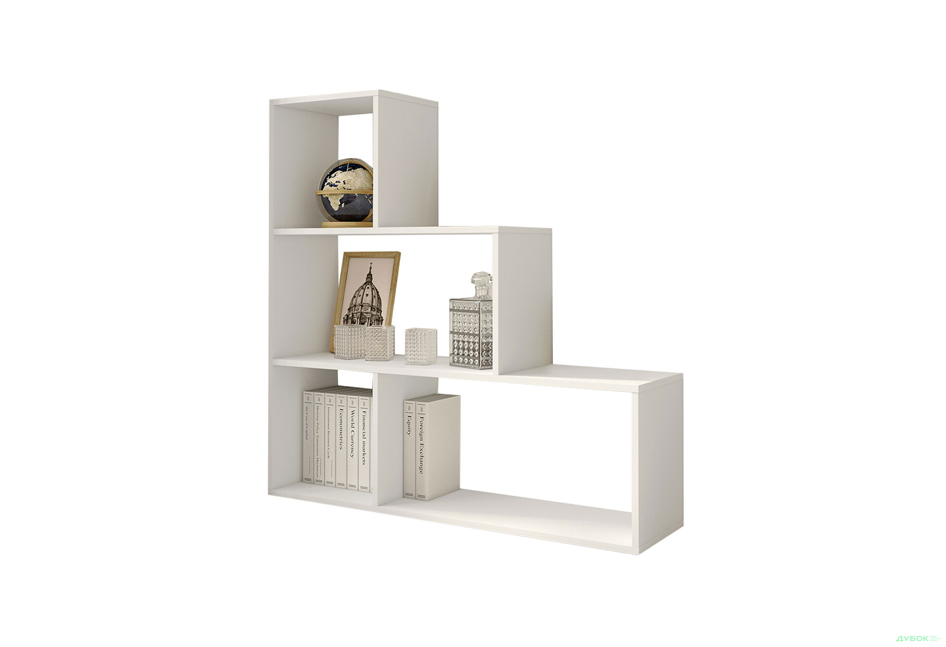 Изображение 1 - Стеллаж лесенка на 4 ячейки Moreli GT75 (прямоугольный) 107 см, белый