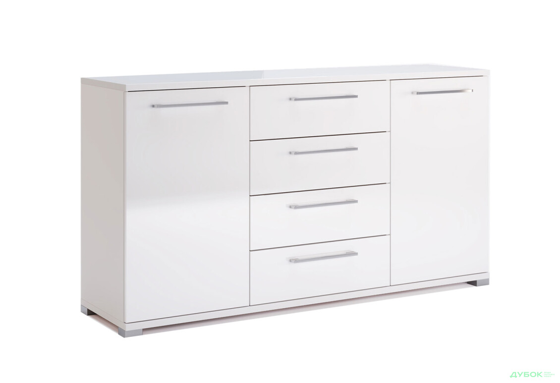 Комод MiroMark Фемілі 2-дверний з 4 шухлядами 150 см Білий - Зображення 3 Зображення 3 - Комод MiroMark Фемілі 2-дверний з 4 шухлядами 150 см Білий