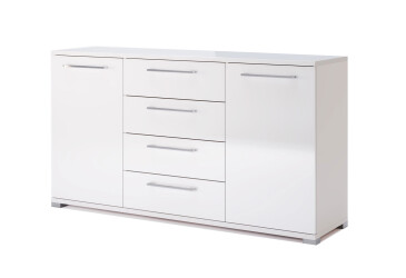 Комод MiroMark Фемілі 2-дверний з 4 шухлядами 150 см Білий