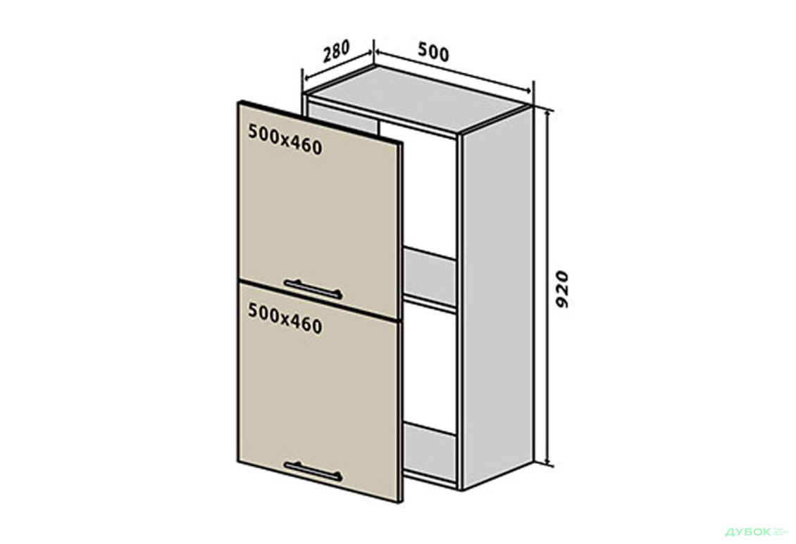 В59 Тумба 2Д 50 Інтерно / Interno VIP-master - Зображення 1 Зображення 1 - В59 Тумба 2Д 50 Інтерно / Interno VIP-master