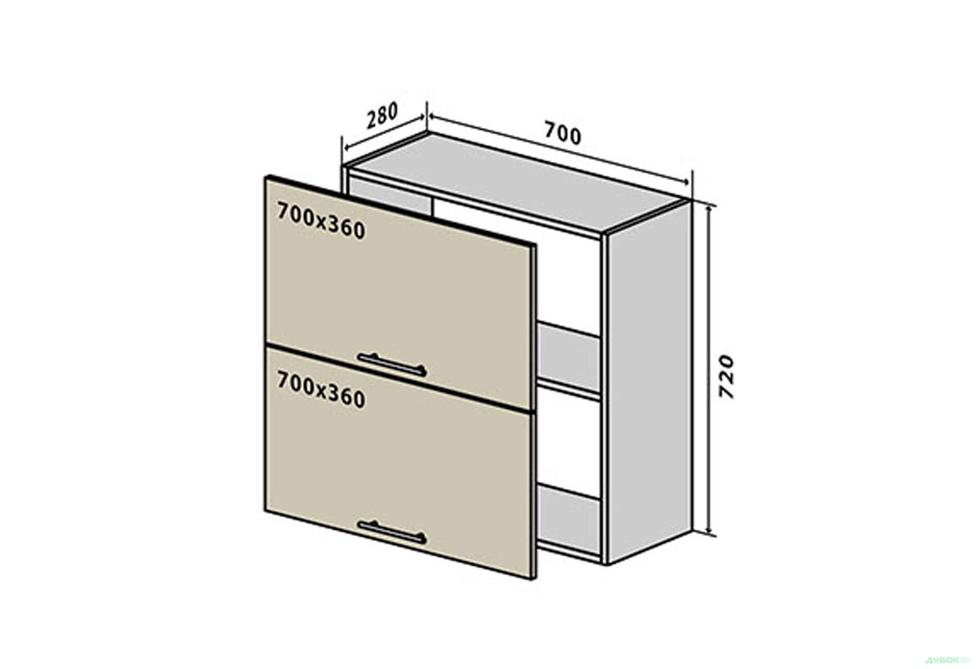 Изображение 1 - В90 Тумба 2Д 70 Флэт Вип-Мастер