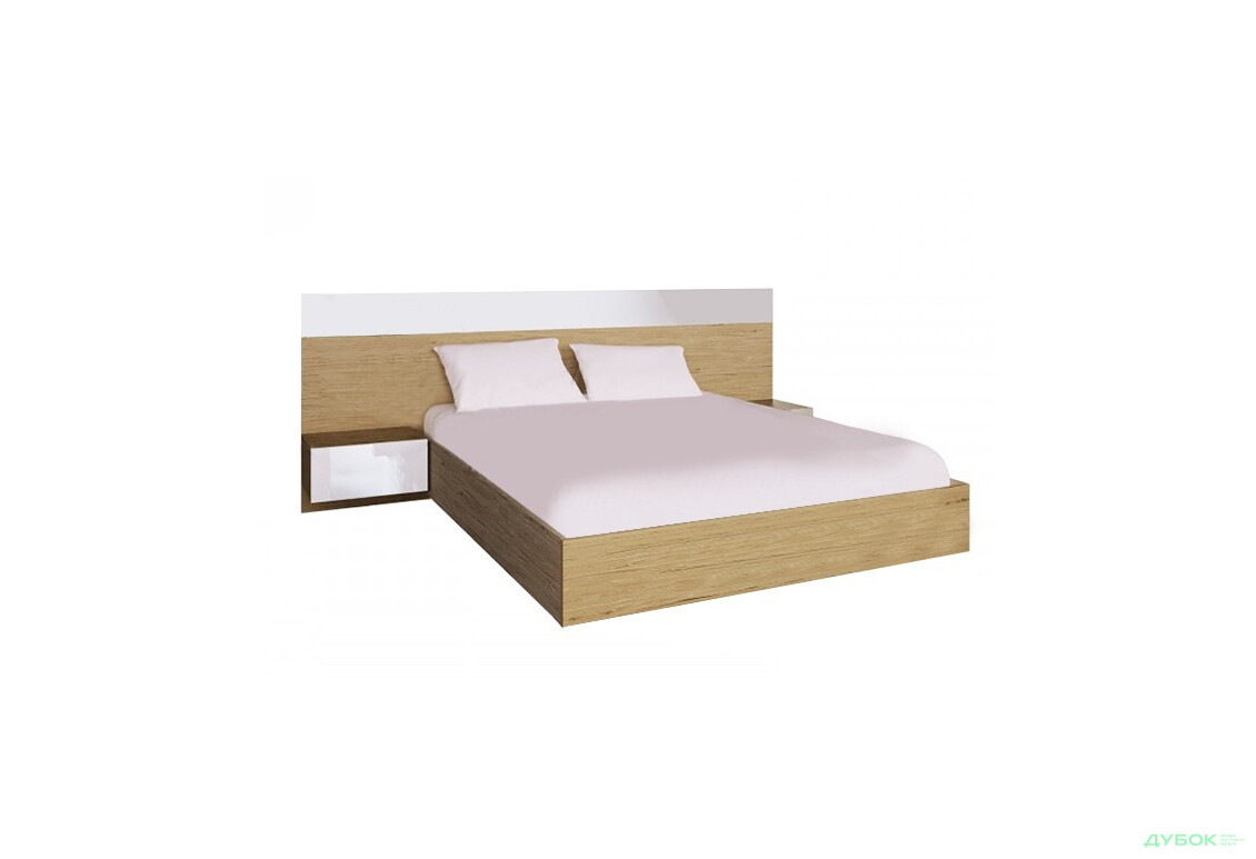 Ліжко 160 (з тумбочками) та каркасом Соната MiroMark