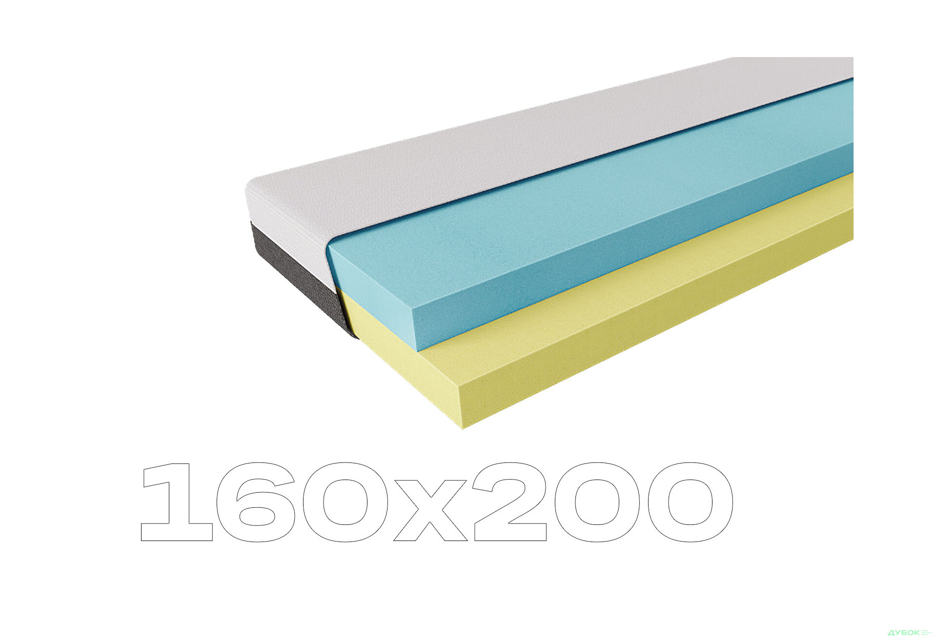 Матрац Diamond / Даймонд 160х200 ЕММ - Зображення 1 Зображення 1 - Матрац Diamond / Даймонд 160х200 ЕММ