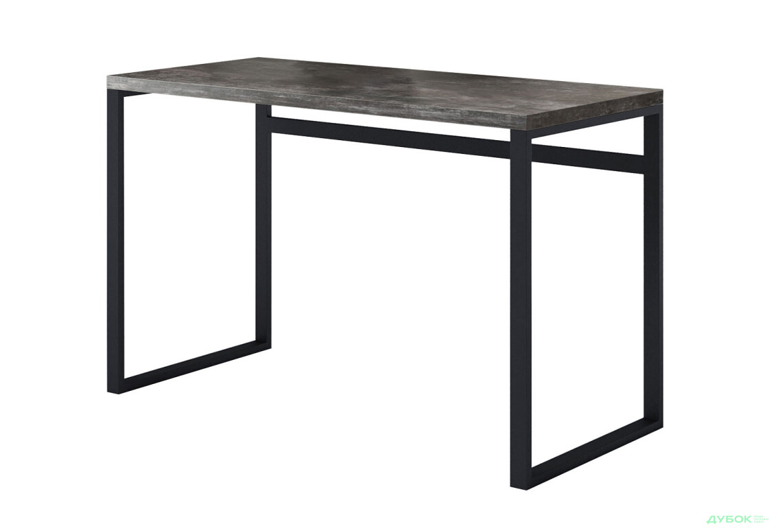 Стол письменный Moreli МХ0001 120x60 см, темний бетон - Изображение 1 Изображение 1 - Стол письменный Moreli МХ0001 120x60 см, темний бетон