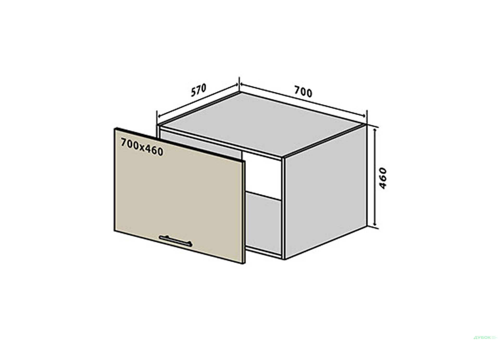 Изображение 1 - В71 Тумба 1Д 70 Родос Люкс Вип-Мастер