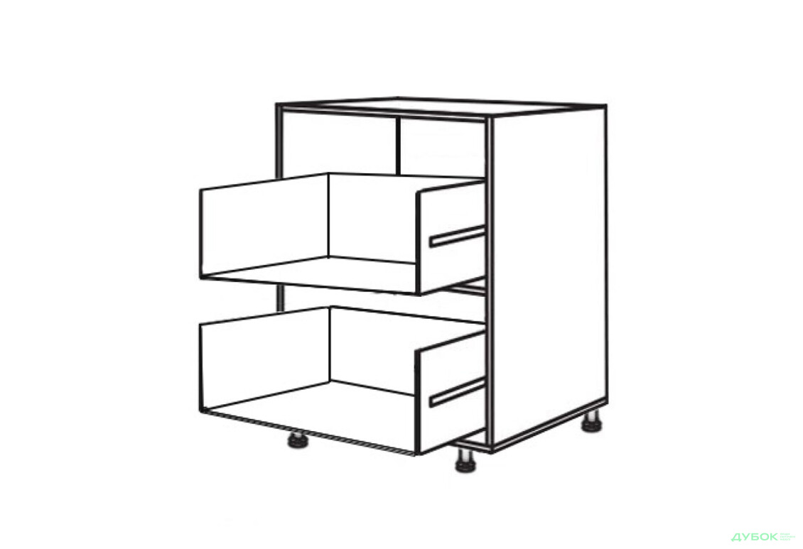 Корпус №45 ш 700*820 (1+1) Luxe VIP-master - Зображення 1 Зображення 1 - Корпус №45 ш 700*820 (1+1) Luxe VIP-master