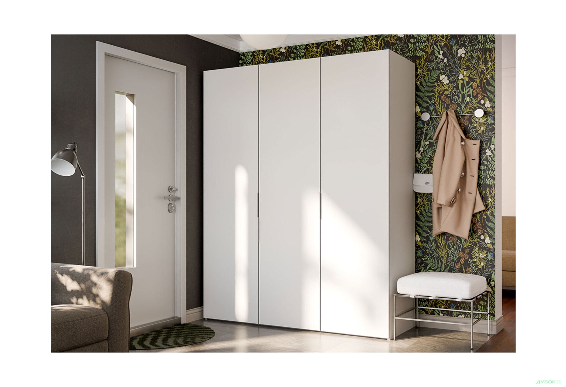 Шафа VIP-master Модус з 3 дверима 150 см, біла - Зображення 2 Зображення 2 - Шафа VIP-master Модус з 3 дверима 150 см, біла