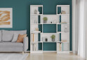 Зображення 2 - Cтелаж Kredens furniture TA0001 трансформер 156 / 115 см, білий