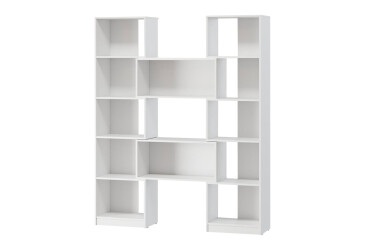 Cтелаж Kredens furniture TA0001 трансформер 156 / 115 см, білий