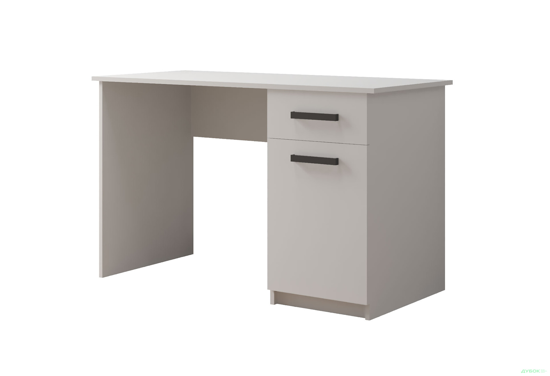 Зображення 5 - Стіл письмовий Kredens furniture СК-2 115x55 см з тумбою і шухлядою, білий сніг