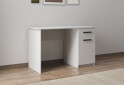 Зображення 2 - Стіл письмовий Kredens furniture СК-2 115x55 см з тумбою і шухлядою, білий сніг