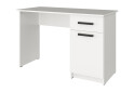 Зображення 1 - Стіл письмовий Kredens furniture СК-2 115x55 см з тумбою і шухлядою, білий сніг