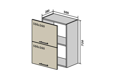 В57 Тумба 2Д 50