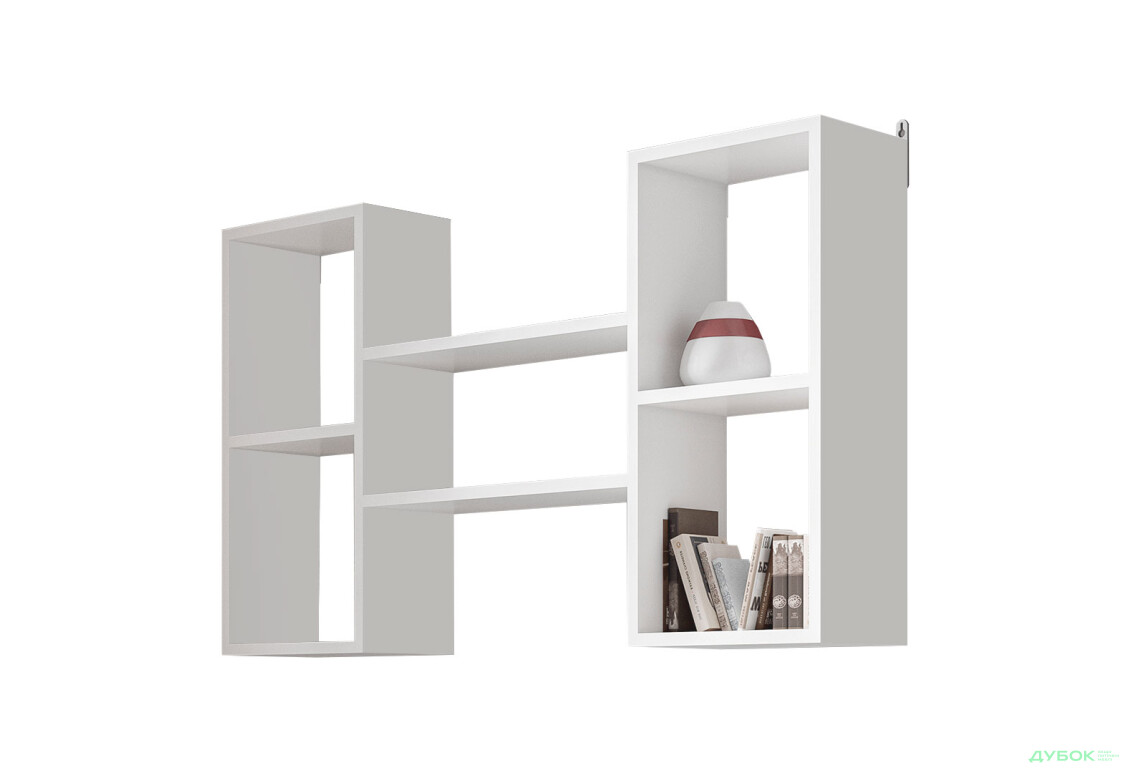 Полиця Moreli Т11 двоярусна 101 см, біла