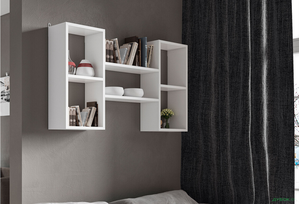 Зображення 3 - Полиця Moreli Т11 двоярусна 101 см, біла