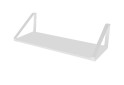Фото 1 - Полиця Moreli XT 28 трикутник 80 см, ДСП білий, кріплення біле