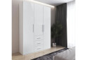 Зображення 2 - Шафа MiroMark Магнум 3-дверна з 3 шухлядами 147 см, біла