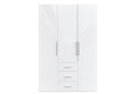 Зображення 3 - Шафа MiroMark Магнум 3-дверна з 3 шухлядами 147 см, біла