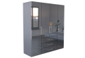 Изображение 4 - Шкаф MiroMark Магнум 4-дверный з 3 ящиками 196 см, антрацит