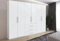 Изображение 4 - Шкаф MiroMark Магнум 6-дверный з 3 ящиками 294 см, белый