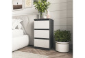 Изображение 3 - Комод Moreli Т 216 с 3 ящиками 40 см антрацит / белый
