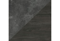 Фото 1 - Стінова панель 2-стороння Бетон Чорний / Морське Дерево Карбон K205 RS/K016 SU р.4100х640х10 Кроноспан