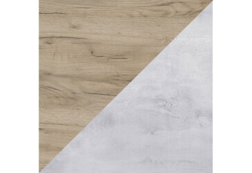 Стеновая панель 2-сторонняя Дуб Крафт Серый / Портланд K002 FP/K028 SU р.4100х640х10 Кроноспан