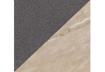 Стеновая панель 2-сторонняя Гранит Антрацит / Мрамор Лосось K203 PE/1947 PE р.4100х640х10 Кроноспан