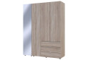 Изображение 4 - Шкаф Doros Гелар 4-дверная с зеркалом і 3 ящиками 155 см Дуб сонома