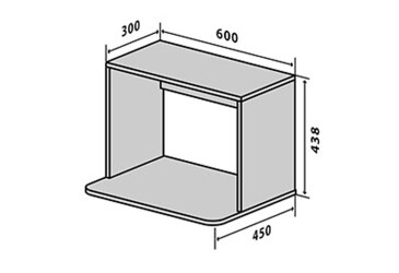 В75 Полиця 60 М.Глосс VIP Люкс / M.Gloss VIP Luxe VIP-master
