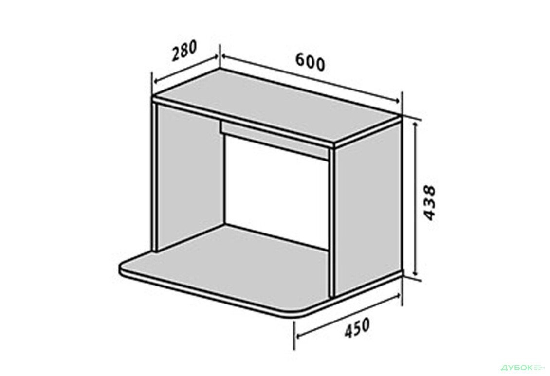 В75 Полиця 60 Браво VIP-master - Зображення 1 Зображення 1 - В75 Полиця 60 Браво VIP-master