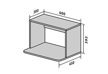 В74 Полиця 60 Аморе Класік Патина Люкс / Amore Classic Patina Luxe VIP-master