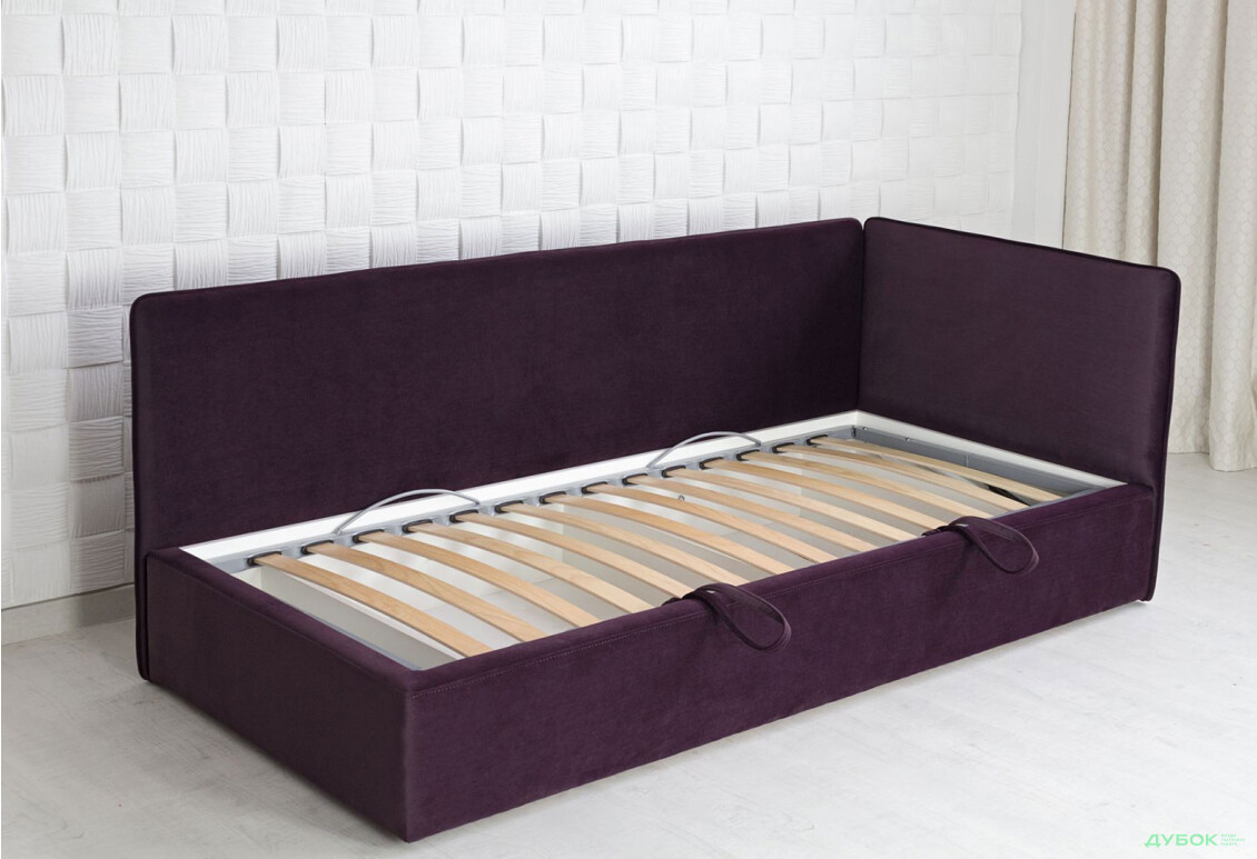 Фото 9 - Ліжко Eurosof Лілу 90х200 см з нішею та металопідйомником