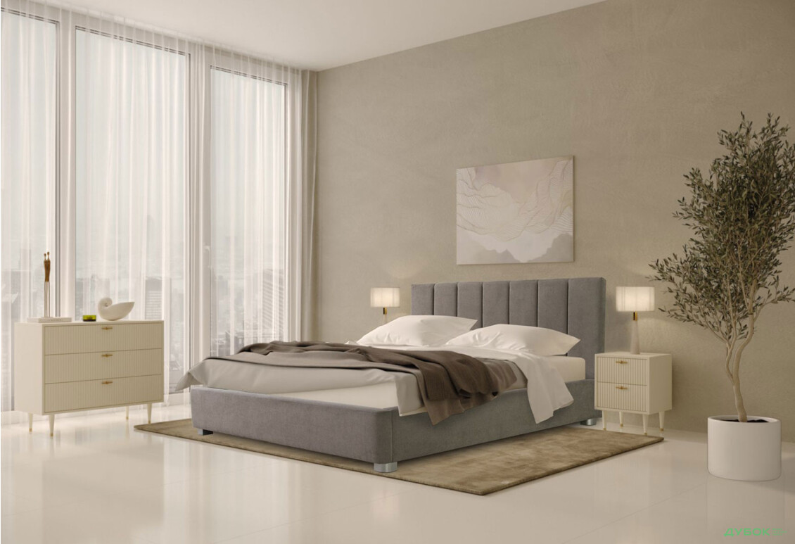 Фото 2 - Ліжко Eurosof Біатріс 160х200 см з нішею та металопідйомником