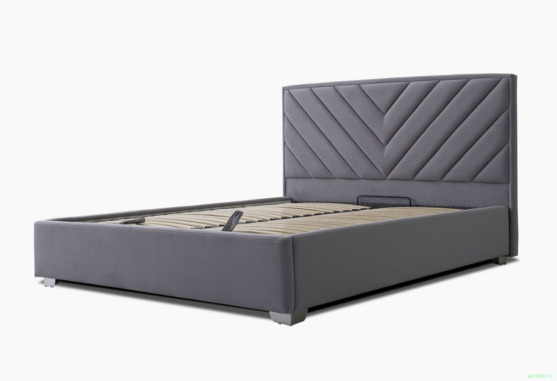 Фото 4 - Ліжко Eurosof Тіффані 160х200 см з нішею та металопідйомником