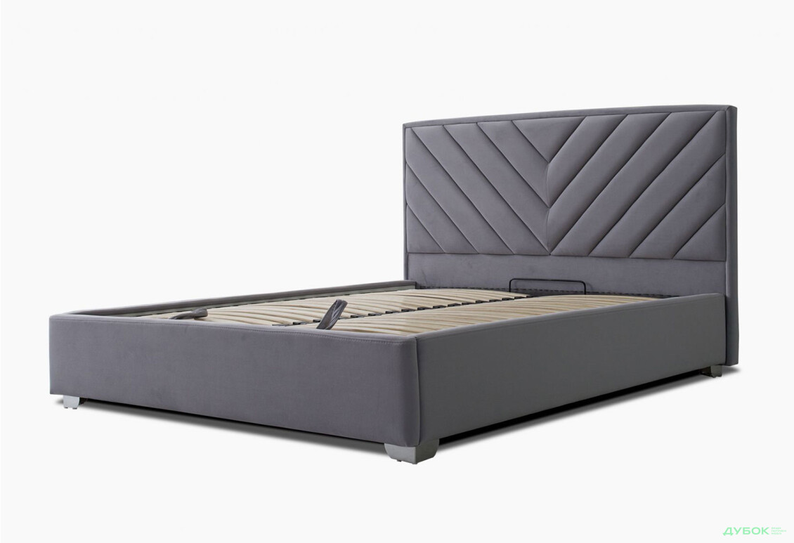 Фото 4 - Ліжко Eurosof Тіффані 140х200 см з нішею та металопідйомником
