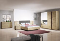 Фото 2 - Спальня Perfect Home Арко / Arco 4D, дуб артизан / графіт