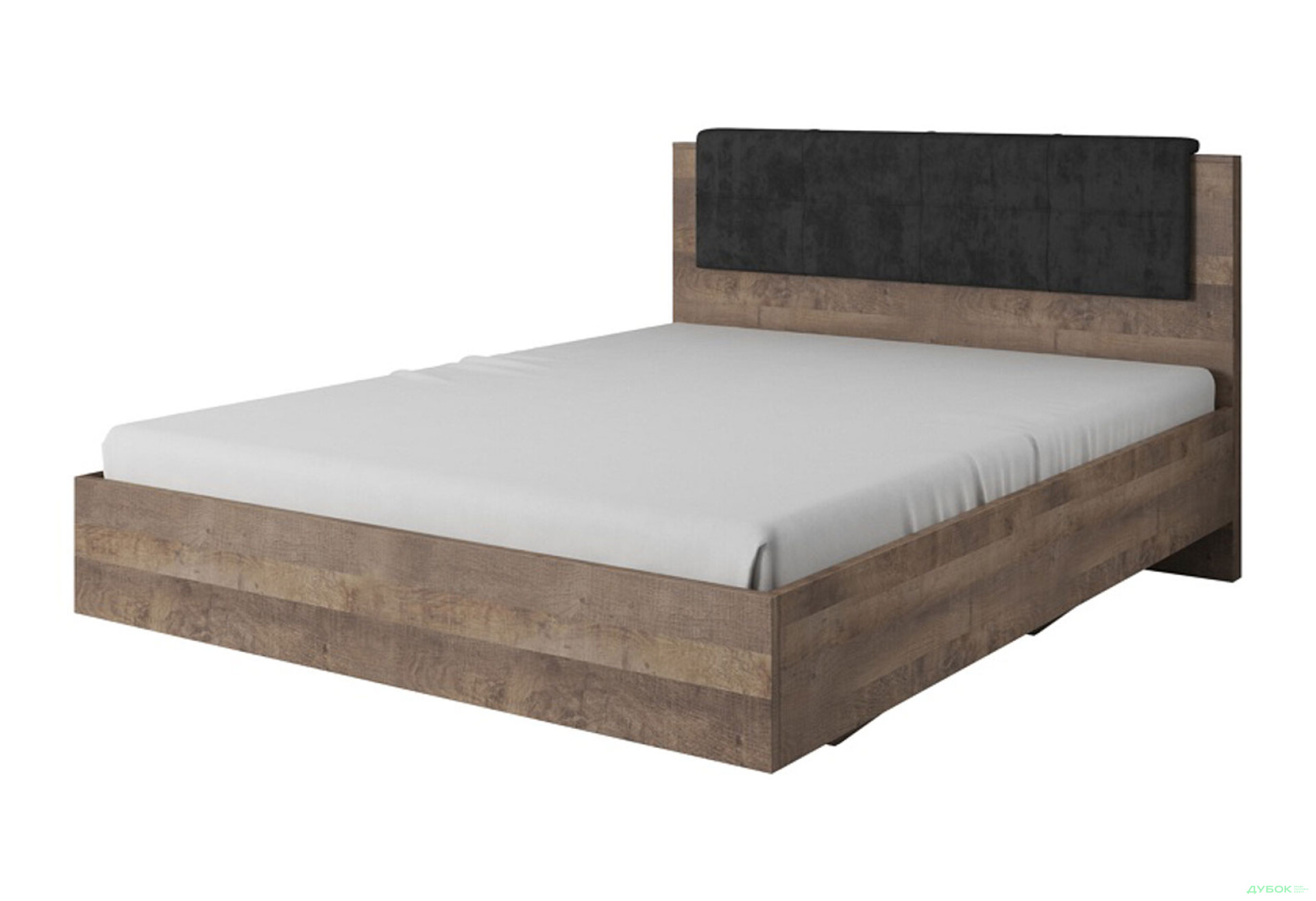 Фото 1 - Ліжко Perfect Home Арден / Arden (без вкладу) 160х200 см, дуб санд гранж / матера